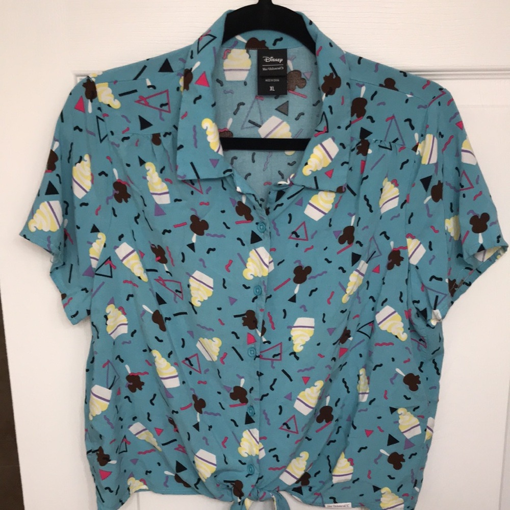 Disney Her Universe 90’s Cropped Buttonup